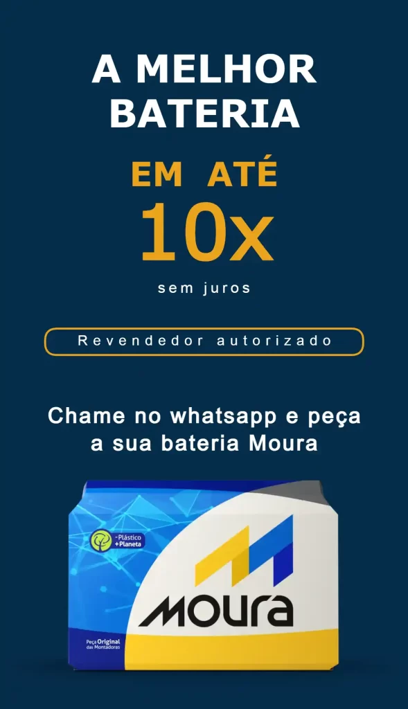 Banner promocional de baterias moura na bioforte baterias automotiva